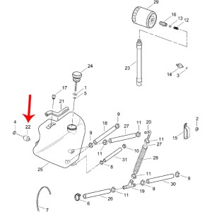 KIT DE SUPPORT BOITIER DE BATTERIE ET RESERVOIR D'HUILE HARLEY DAVIDSON