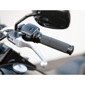 GRIPS AVON CUSTOM CONTOUR BLACK 7/8" 22 MM MOTORCYCLE
