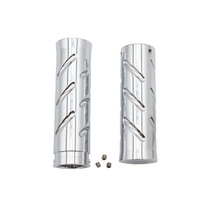 ALUMINIUM GRIPS TWIST STYLE CHROME HARLEY DAVIDSON 1980-2021