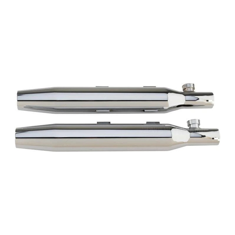 CHROME EXHAUSTS MUFFLERS SLIP-ON KHROME WERKS TAPERED 3" HARLEY DAVIDSON XL SPORTSTER 04-13