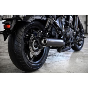 EXHAUST MUFFLER SLIP-ON MILLER BREAKER II 4" EU APPROVED HONDA CMX 1100 REBEL 2025-2026