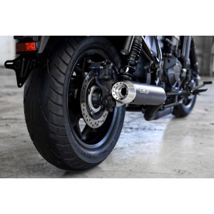 EXHAUST MUFFLER SLIP-ON MILLER BREAKER II 4" EU APPROVED HONDA CMX 1100 REBEL 2021-2024