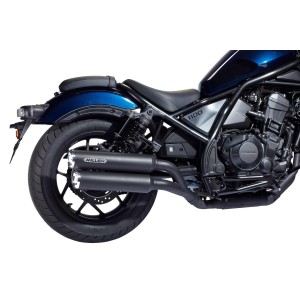 POTS D'ÉCHAPPEMENTS SLIP-ON MILLER STORMBREAKER DUAL APPROUVÉ UE HONDA CMX 1100 REBEL 2025-2026