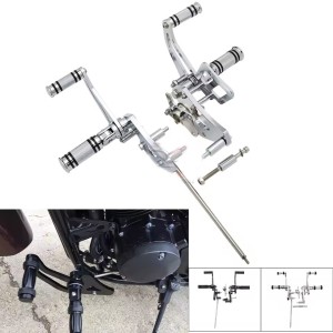 FUSSRASTENANLAGEN DELUXE CHROM FÜR HONDA VT 750 C SHADOW 2004-2015
