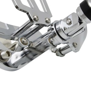 CHROME FORWARD CONTROLS DELUXE FOR HONDA VT 750 C SHADOW 2004-2015