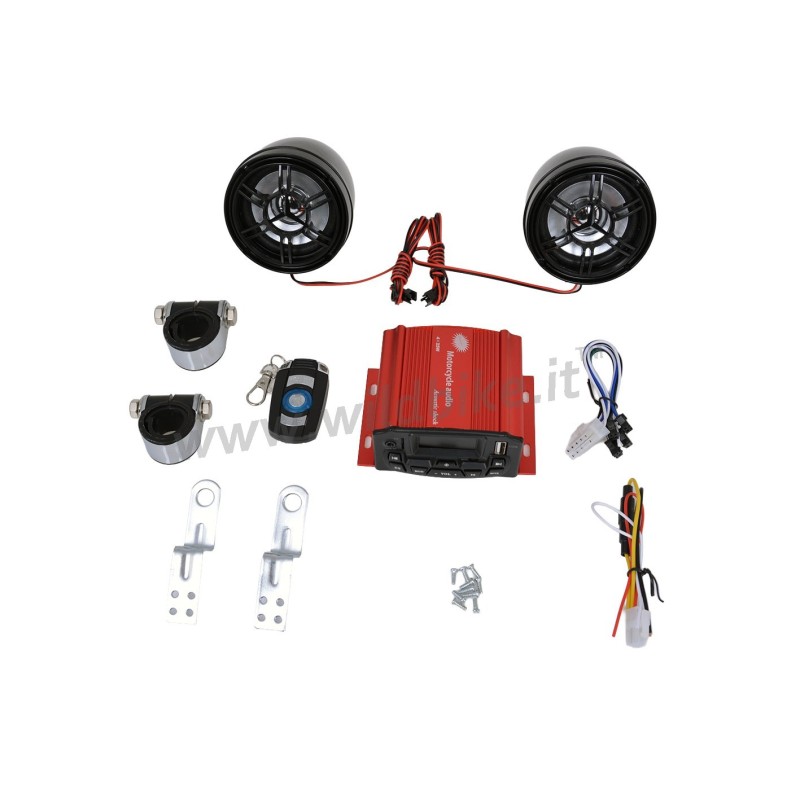 TONSYSTEM LAUTSPRECHER KIT AUDIO SYSTEM BLUETOOTH® 2CH 50W DELUXE MOTORRAD