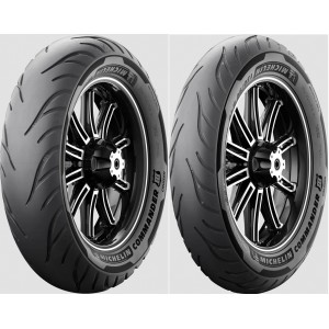 PAIR OF TIRES MICHELIN COMMANDER III CRUISER HARLEY DAVIDSON FXDWG DYNA WIDE GLIDE 1998-2001