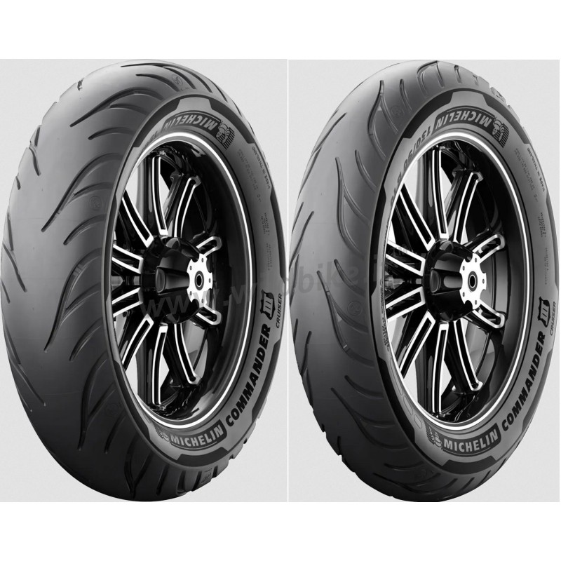 PAAR VON REIFEN MICHELIN COMMANDER III CRUISER HARLEY DAVIDSON FXDWG DYNA WIDE GLIDE 1998-2001