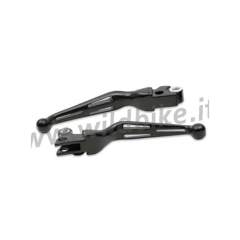 LEVE WIDE BLADE SLOTTED NERE PER  HARLEY XL SPORTSTER  '04-'12