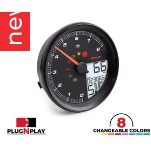 TACHYMETRE LCD MULTIMETRE KOSO HD-05 HARLEY DAVIDSON FLHR ROAD KING 2014-2022