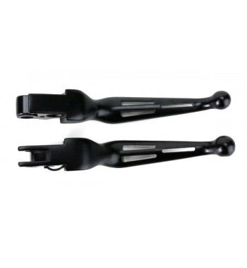 LEVE WIDE BLADE SLOTTED NERE PER  HARLEY XL SPORTSTER  '04-'12