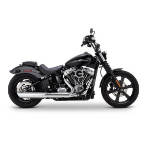 ÉCHAPPEMENT SLIP-ON VANCE & HINES TWIN SLASH HARLEY DAVIDSON FXBB 117 STREET BOB 2025-2026