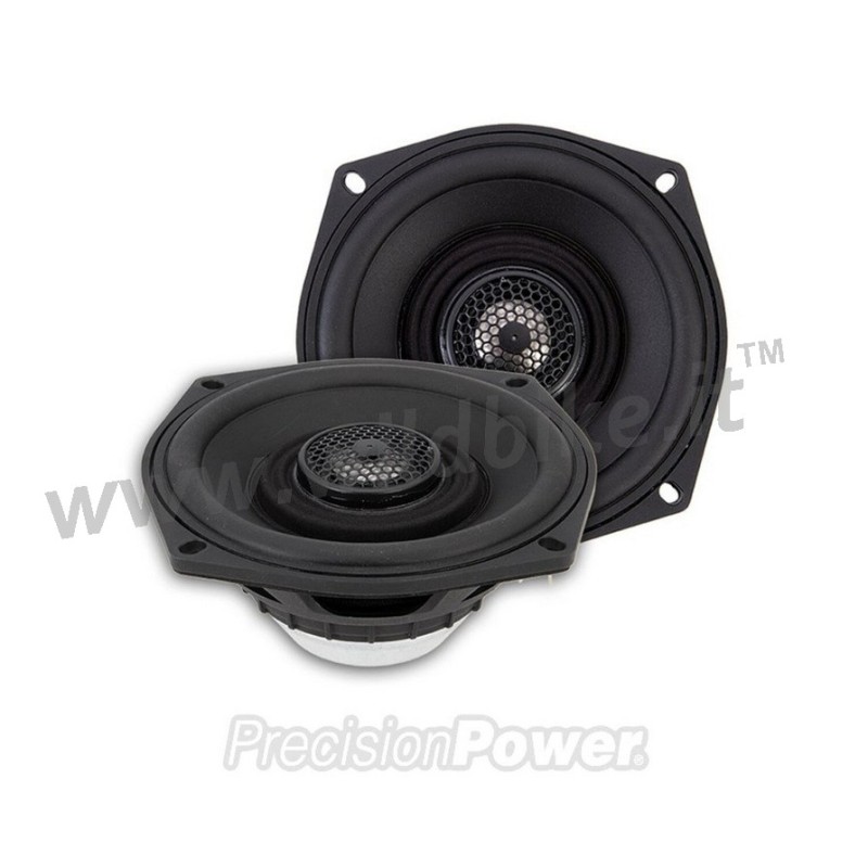 KIT DE HAUT-PARLEURS PRECISION POWER 4 OHM 5.25" CARÉNAGE HARLEY DAVIDSON FLH FLT TOURING 1998-2013