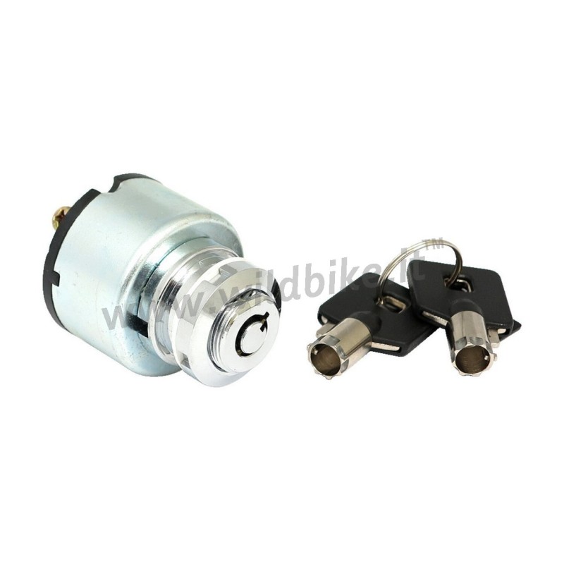 BLOCK SWITCH IGNITION KEY 3 POSITION MOTORCYCLE AND HARLEY DAVIDSON