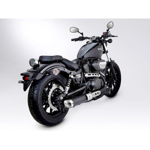 EXHAUST MUFFLER SLIP-ON MILLER AVENGER K 4" EU APPROVED YAMAHA XV 950 R/BOLT 2014-2016