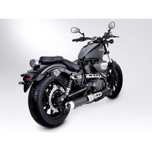 EXHAUST MUFFLER SLIP-ON MILLER AVENGER K 4" EU APPROVED YAMAHA XV 950 R/BOLT 2014-2016