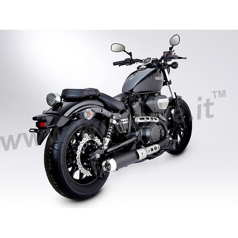 POT D'ÉCHAPPEMENT SLIP-ON MILLER AVENGER K 4" APPROUVÉ UE YAMAHA XV 950 R/BOLT 2014-2016