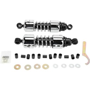 SHOCKS PROGRESSIVE SUSPENSION 412 CHROME 11,5" HEAVY DUTY HONDA VF/VT 750 C 1985-2007