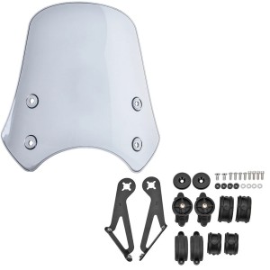 PARE-BRISE SPORT 12" POUR FOURCHE 40-50 MM MOTO ET HARLEY DAVIDSON