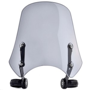 SPORT WINDSHIELD 12" FOR 40-50 MM FORKS MOTORCYCLES AND HARLEY DAVIDSON