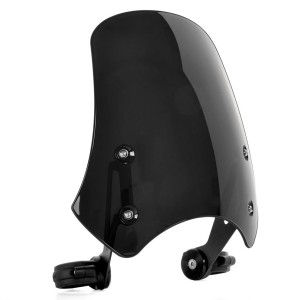 WINDSCHUTZSCHEIBE SPORT 12" FUR GABEL 40-50 MM MOTORRAD UND HARLEY DAVIDSON