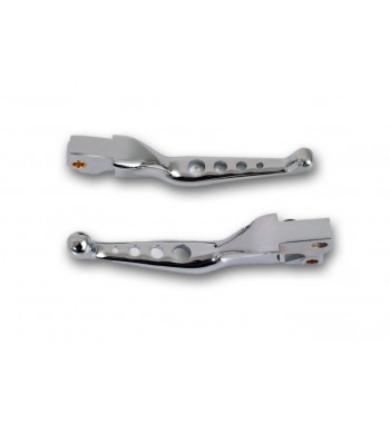 LEVE FORATE CROMATE  PER HARLEY DAVIDSON XL SPORTSTER 2004-2006