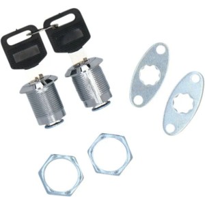 LOCK KIT WITH KEYS FOR HARD BAGS LEGEND GEAR MOTORCYCLES