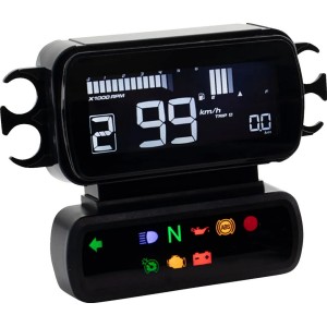 MULTIMETER TACHOMETER KOSO D2 LCD HARLEY DAVIDSON FLS SOFTAIL 2011-2017