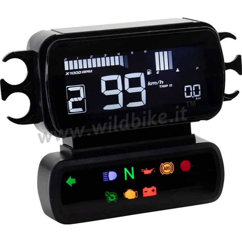 MULTIMETER TACHOMETER KOSO D2 LCD HARLEY DAVIDSON FLS SOFTAIL 2011-2017