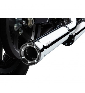 AUSPUFF SCHALLDAMPFER COBRA SLIP ON 3 "RACE PRO TIPS CHROM HARLEY DAVIDSON XL SPORTSTER '14-'16