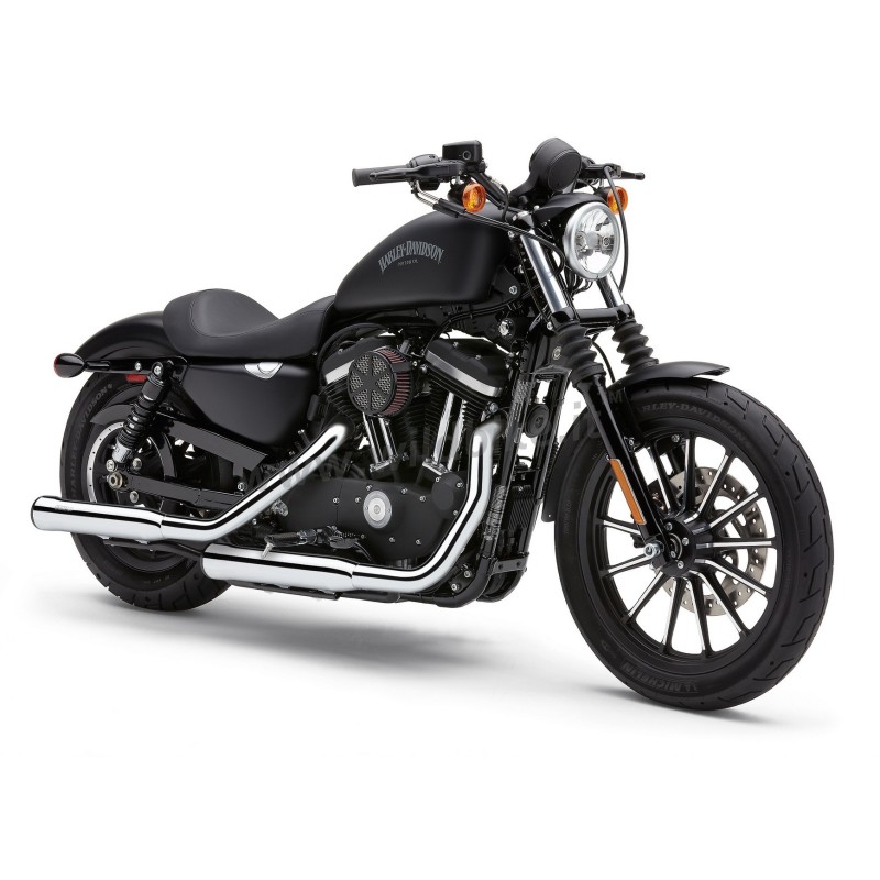 AUSPUFF SCHALLDAMPFER COBRA SLIP ON 3 "RPT CHROM HARLEY DAVIDSON XL SPORTSTER 2004-2013