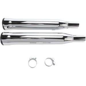 COBRA EXHAUST MUFFLERS SLIP ON 3 " RPT CHROME HARLEY DAVIDSON XL SPORTSTER 2004-2013