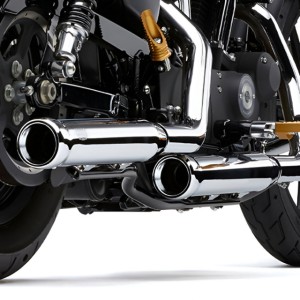 AUSPUFF SCHALLDAMPFER COBRA SLIP ON 3 "NH CHROM HARLEY DAVIDSON XL SPORTSTER 2004-2013