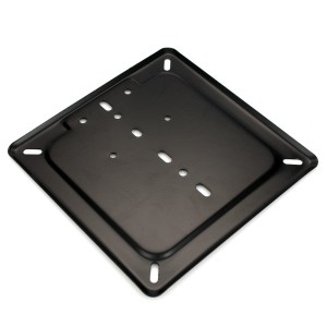 BASE LICENSE PLATE STAINLESS STEEL BLACK HOLDER FOR MOTORCYCLE