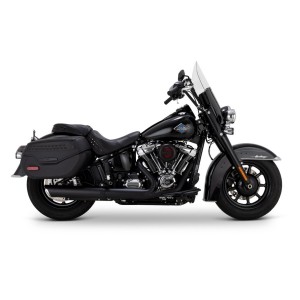 EXHAUST MUFFLER SLIP-ON 2INTO 1VANCE & HINES TWIN SLASH HARLEY DAVIDSON SOFTAIL 2025-2026