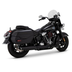 EXHAUST MUFFLER SLIP-ON 2INTO 1VANCE & HINES TWIN SLASH HARLEY DAVIDSON SOFTAIL 2025-2026