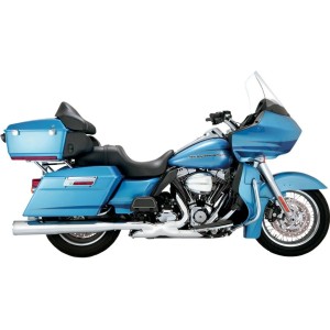 EXHAUSTS MUFFLERS 4.5" VANCE & HINES HI-OUTPUT CHROME HARLEY DAVIDSON FLH FLT TOURING 1995-2016