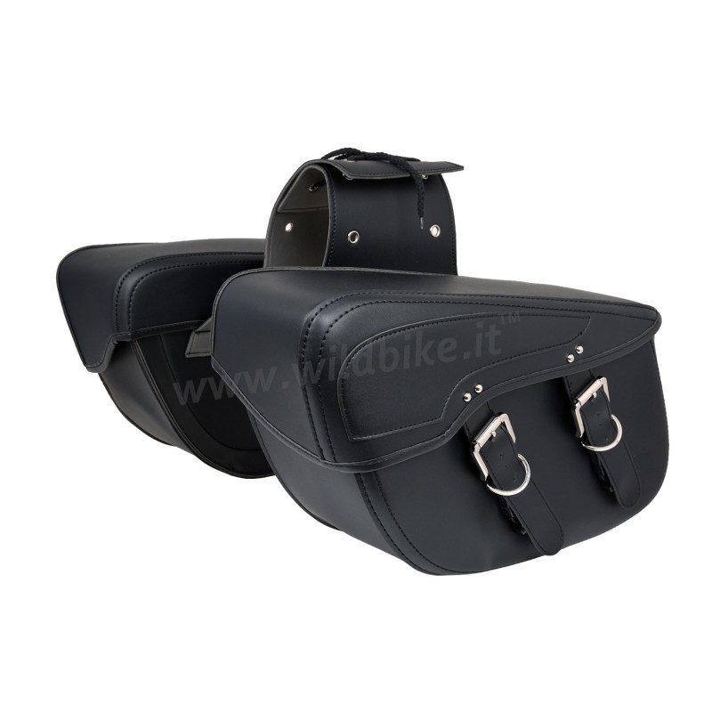 SADDLEBAGS LEATHER VINTAGE CUSTOM LARGE CUSTOM MOTORCYCLE AND HARLEY DAVIDSON