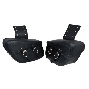 SADDLEBAGS LEATHER VINTAGE CUSTOM LARGE CUSTOM MOTORCYCLE AND HARLEY DAVIDSON