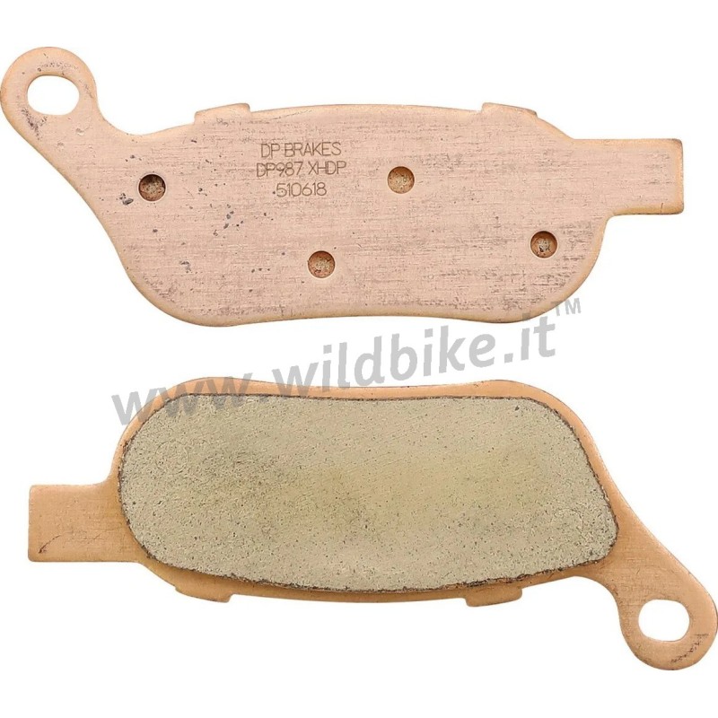 REAR BRAKE PADS DP BRAKES SINTERED HARLEY DAVIDSON TWIN CAM 2008-2017