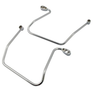 CHROME SADDLEBAGS SUPPORT BRACKET KIT HARLEY DAVIDSON FXD DYNA 2006-2017