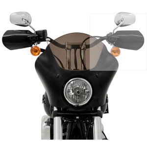 HAND GUARDS BLACK FOR HANDLEBAR HARLEY DAVIDSON FLH FLT TOURING 2014-2020