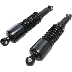 AMORTISSEURS ARRIÈRE VINTAGE NOIR 11,4" 298 MM POUR MOTO