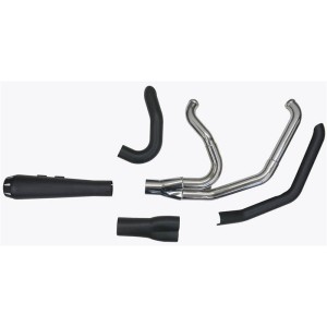 AUSPUFF 2-INTO-1 SYSTEMS BASSANI ROAD RAGE III SCHWARZEN HARLEY DAVIDSON SOFTAIL 2018-2026