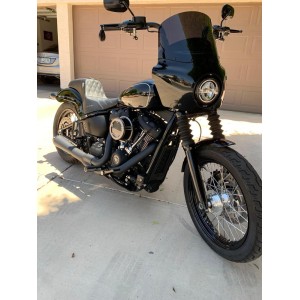 AUSPUFF 2-INTO-1 SYSTEMS BASSANI ROAD RAGE III SCHWARZEN HARLEY DAVIDSON SOFTAIL 2018-2026