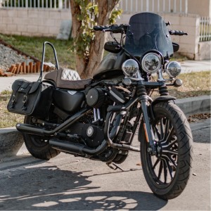 WINDSHIELD SPORTSHIELD DEL REY 13" HARLEY DAVIDSON XL1200 C SPORTSTER CUSTOM 2011-2021