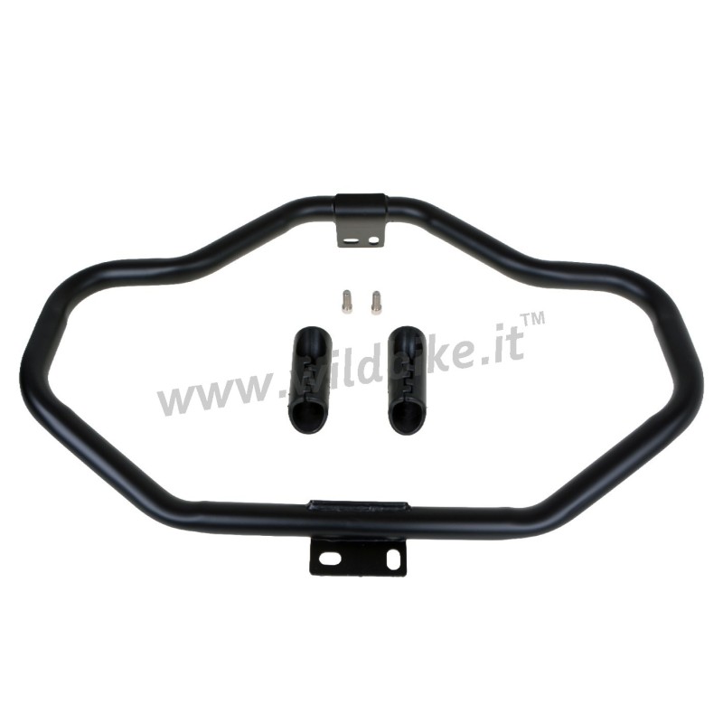 TUBO PARAMOTORE MUSTACHE NERO OPACO HARLEY DAVIDSON XL SPORTSTER 2004-2021