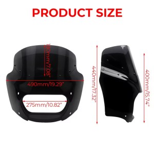 PARABREZZA CUPOLINO ROAD WARRIOR 7" HARLEY DAVIDSON SOFTAIL FXFB FAT BOB 2018-2025