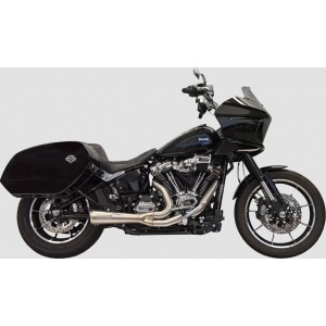 INOX EXHAUST BASSANI 2INTO1 RIPPER 49 STATE HARLEY DAVIDSON SOFTAIL FLSB SPORT GLIDE 2021-2024