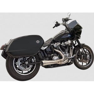 SYSTEME D'ECHAPPEMENTS BASSANI 2EN1 RIPPER 49 STATE INOX HARLEY DAVIDSON FXLRST LOW RIDER ST 2022-2026